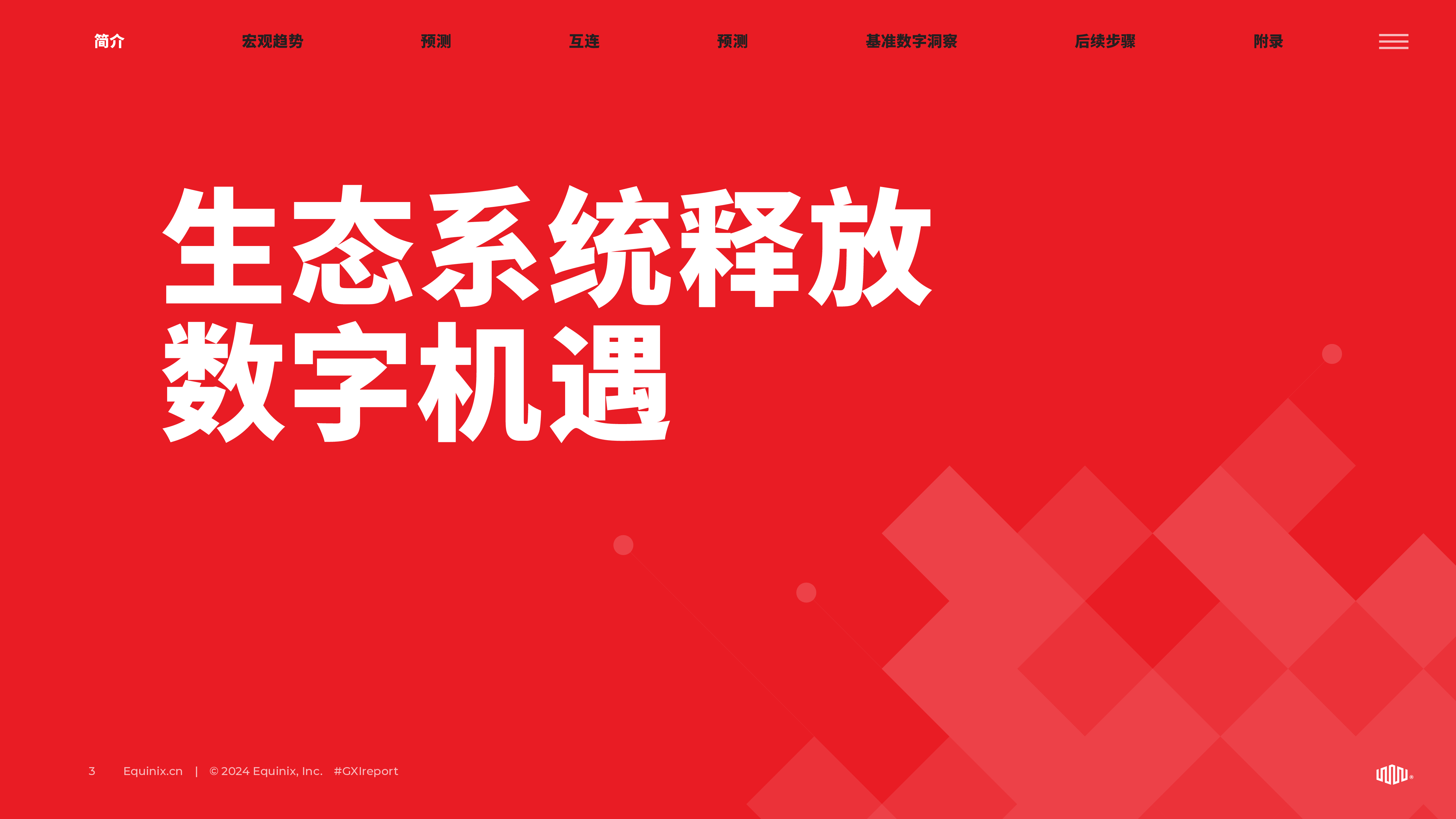 Equinix2024年全球互连指数GXI报告-重新构想您在数字经济中的价值主张53页